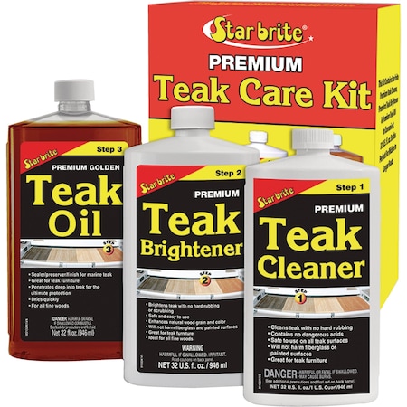 Star Brite Teak Care Kit, Quart Size 81202